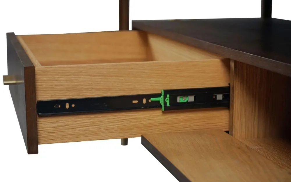 Lafe 2 Drawer TV Unit - Walnut