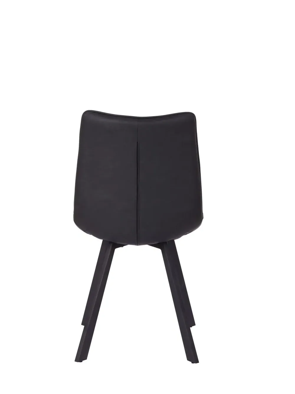 Laketon Dining Chair Set of 2 - Black, PU Leather