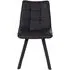 Laketon Dining Chair Set of 2 - Black, PU Leather