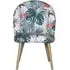Nantes Printed Fabric Chair - Vibrant Green