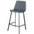 Ryan Counter Stool Set of 2 - Blue, PU Leather