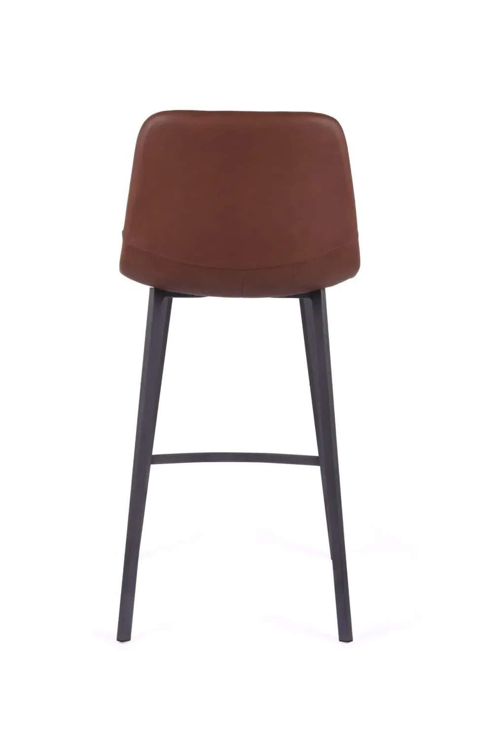 Ryan Counter Stool Set of 2 - Cognac, PU Leather