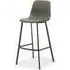 Ryan Counter Stool Set of 2 - Taupe, PU Leather