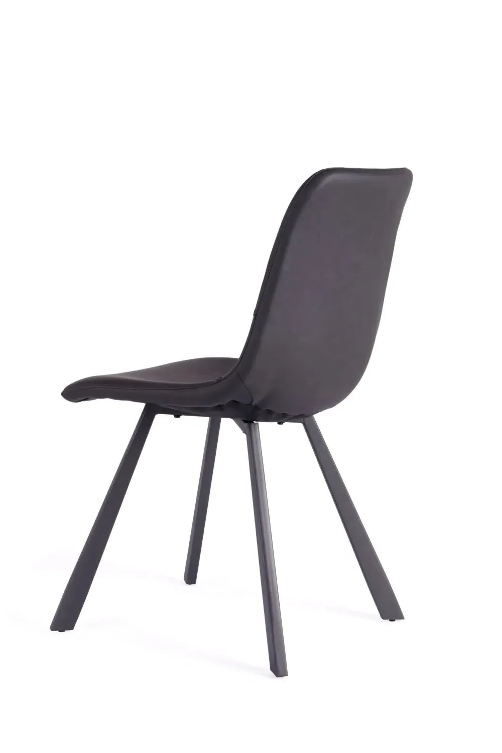 Ryan Dining Chair Set of 4 - Black, PU Leather