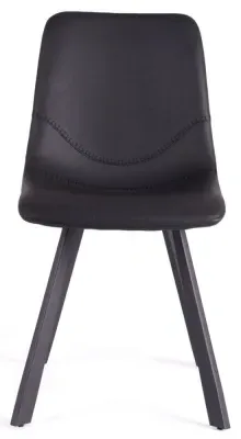 Ryan Dining Chair Set of 4 - Black, PU Leather