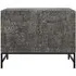 Sahara 2 Door Sideboard - Black Washed, Mango Wood