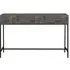 Sahara Carved 2 Drawer Console Table - Black Washed, Mango Wood