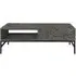 Sahara Carved Coffee Table with Drawer - Black Washed, Mango Wood