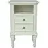 Solana 2 Drawer Bedside Cabinet - Lime White