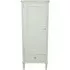 Solana French 1 Door 1 Drawer Wardrobe - Lime White