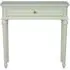 Solana French 1 Drawer Console Table - Lime White