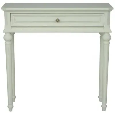 Solana French 1 Drawer Console Table - Lime White image