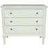 Solana French 3 Drawer Chest - Lime White