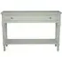 Solana French Large 1 Drawer Console Table - Lime White
