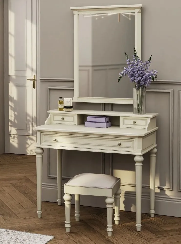 Solana French Wall Mirror - Lime White