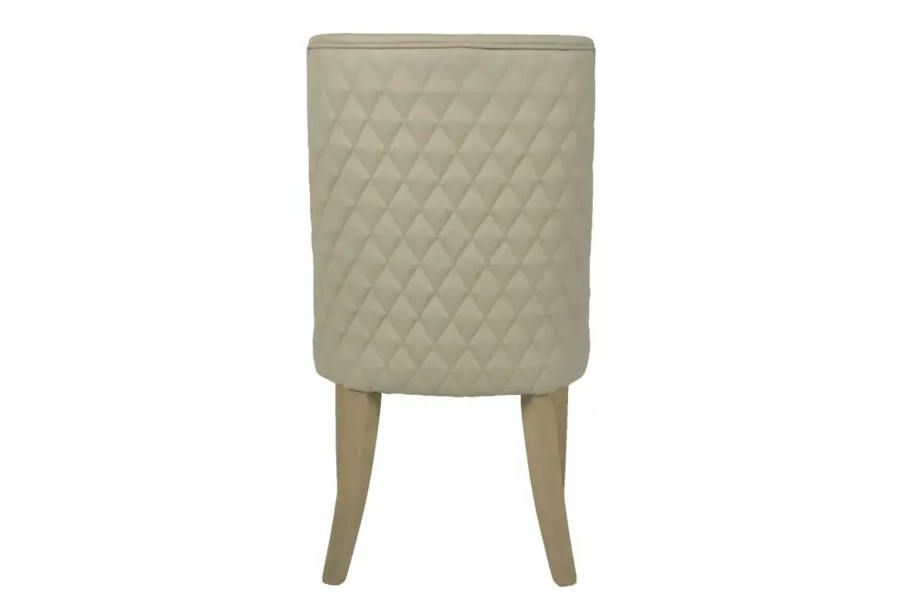 Urich Dining Chair Set of 2 - Beige, PU Leather