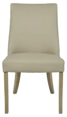 Urich Dining Chair Set of 2 - Beige, PU Leather image