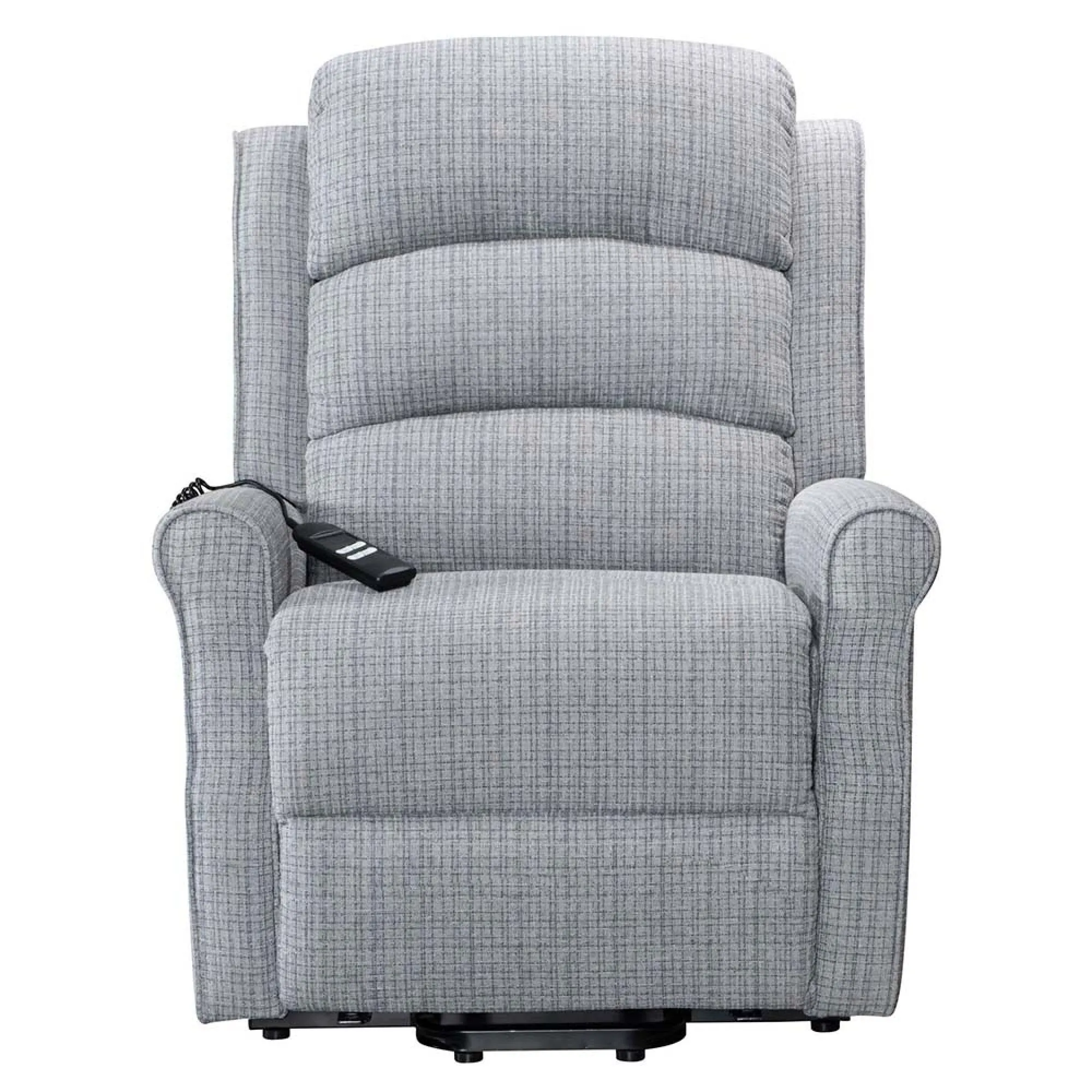 Baxter Hebe Electric Recliner Chair - Grey, Chenille