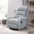 Baxter Hebe Manual Recliner Chair - Grey, Chenille