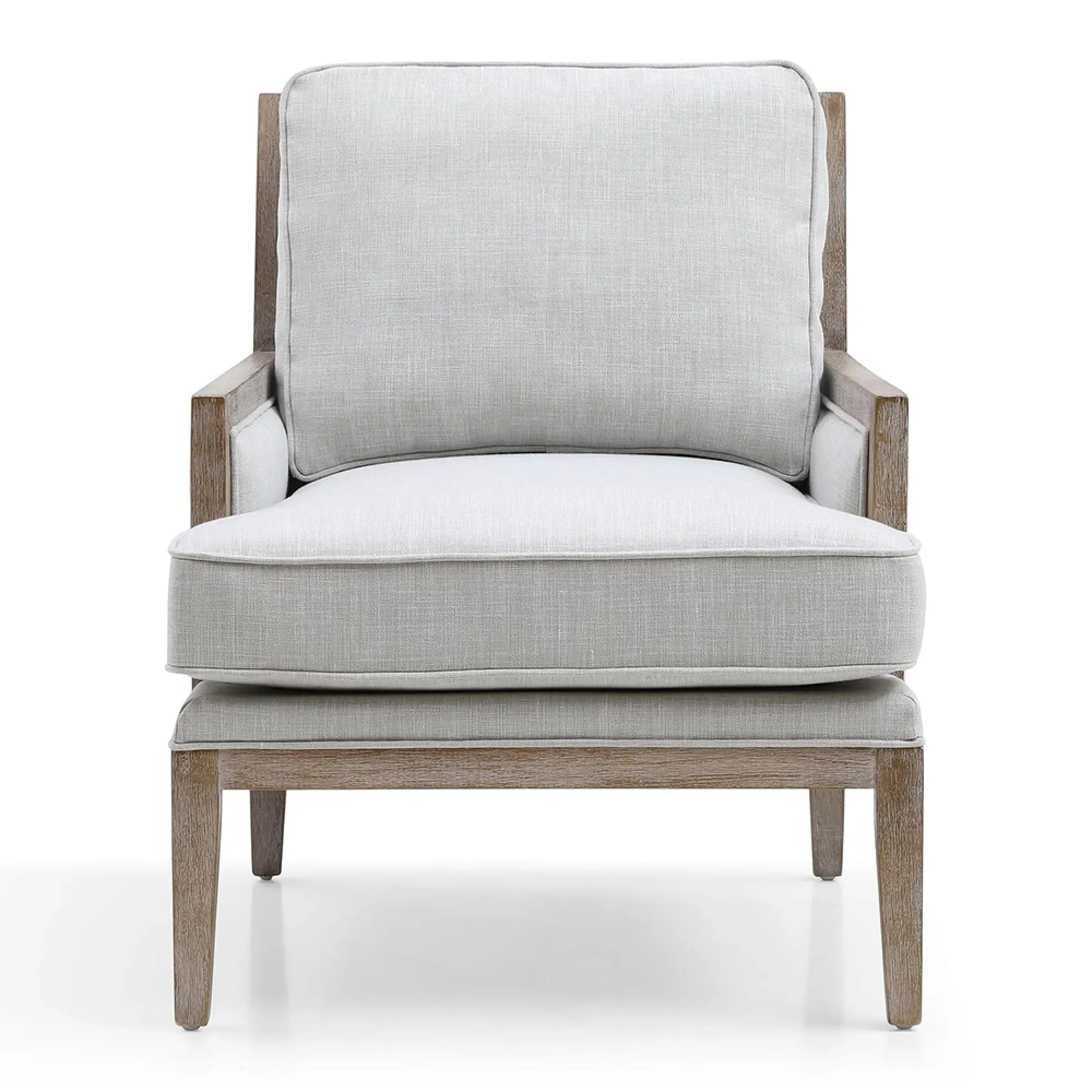 Beatrice Fabric Armchair - Grey