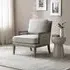 Beatrice Fabric Armchair - Grey