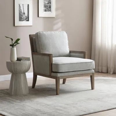 Beatrice Fabric Armchair - Grey image