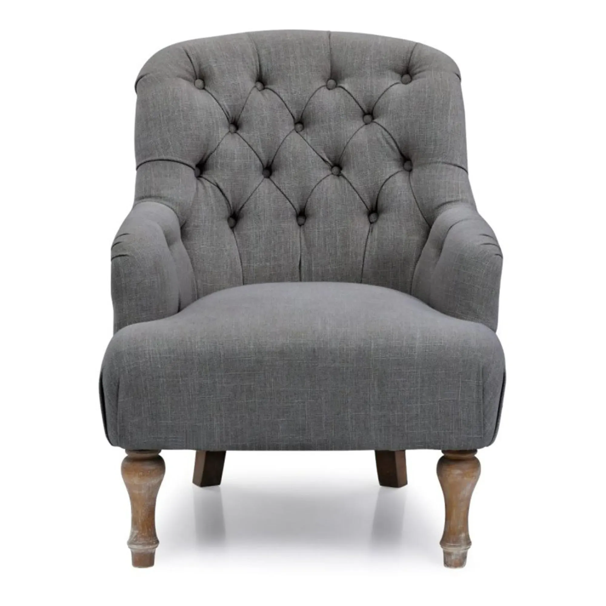 Bianca Antheia Armchair - Charcoal, Linen