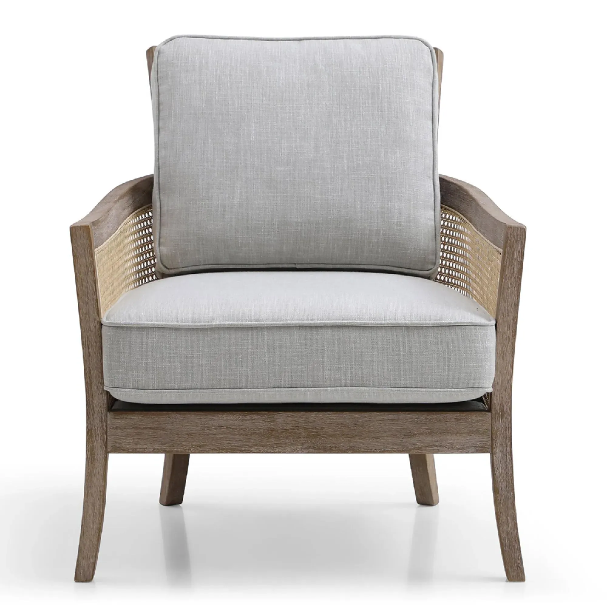 Cecilia Fabric Armchair - Grey