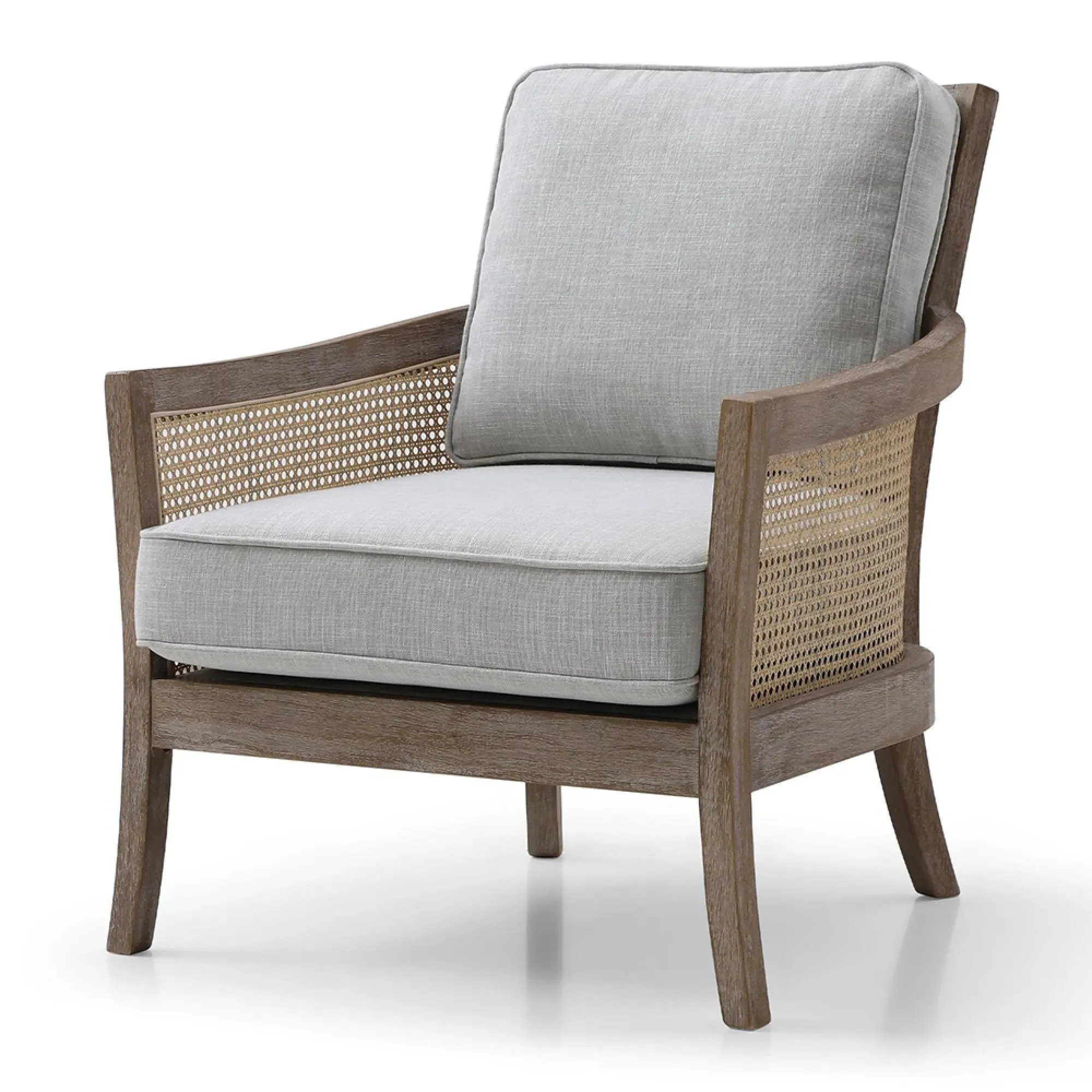 Cecilia Fabric Armchair - Grey