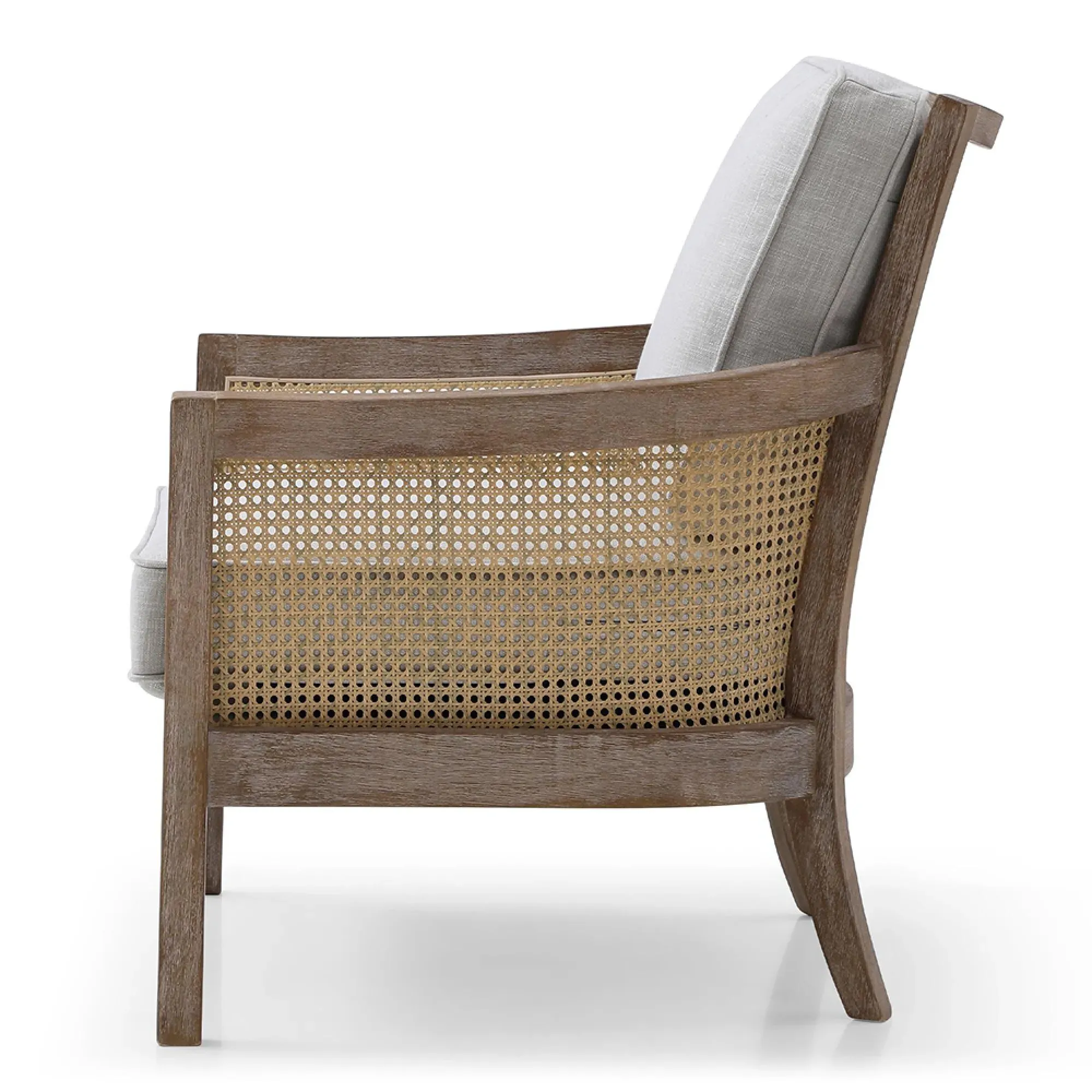 Cecilia Fabric Armchair - Grey