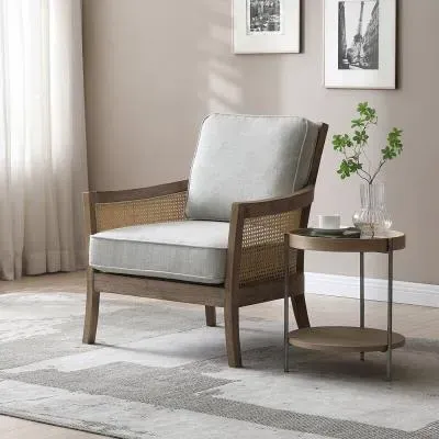 Cecilia Fabric Armchair - Grey image