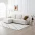 Como 3-Seater Modular Sofa - Natural, Boucle