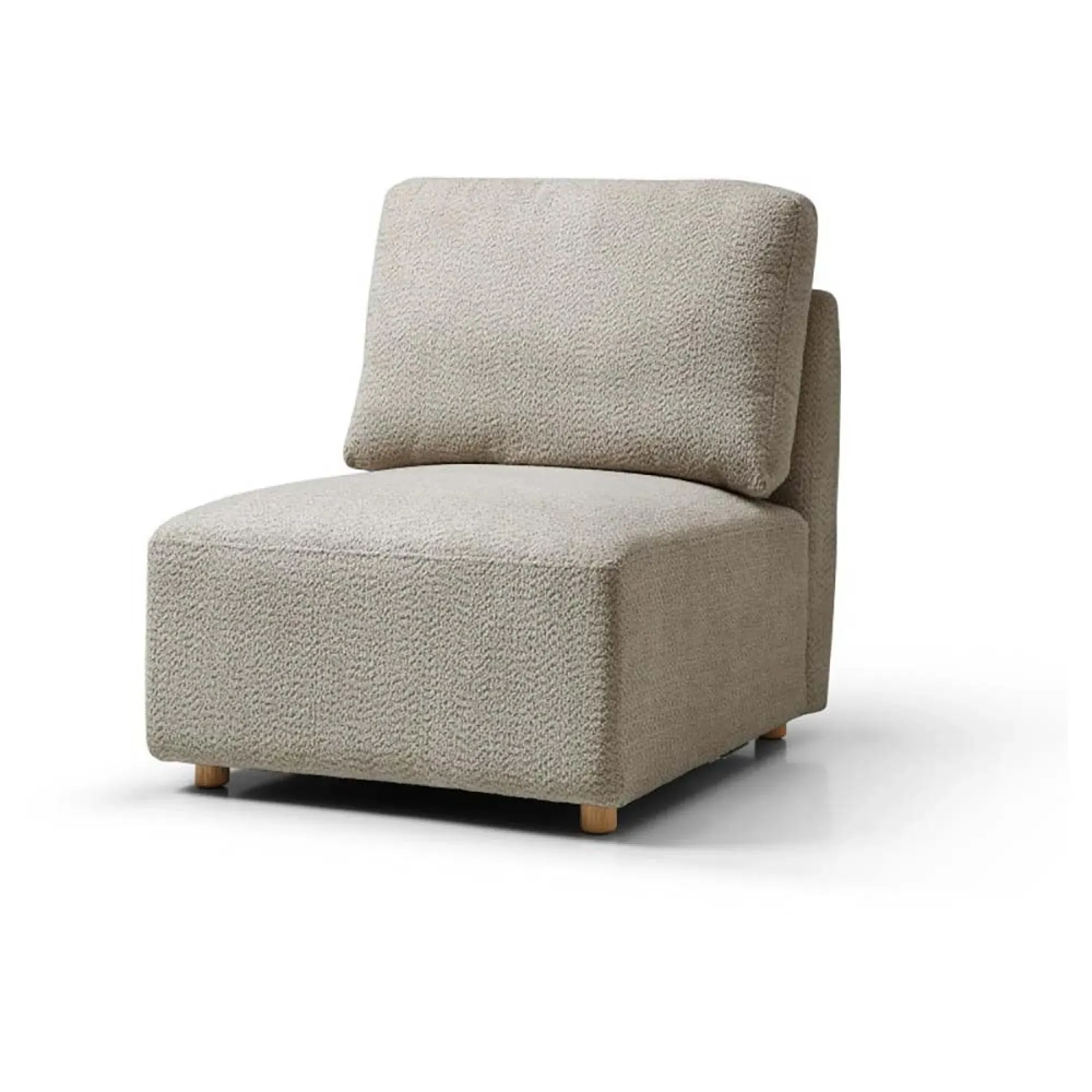 Como 3-Seater Modular Sofa - Taupe, Boucle