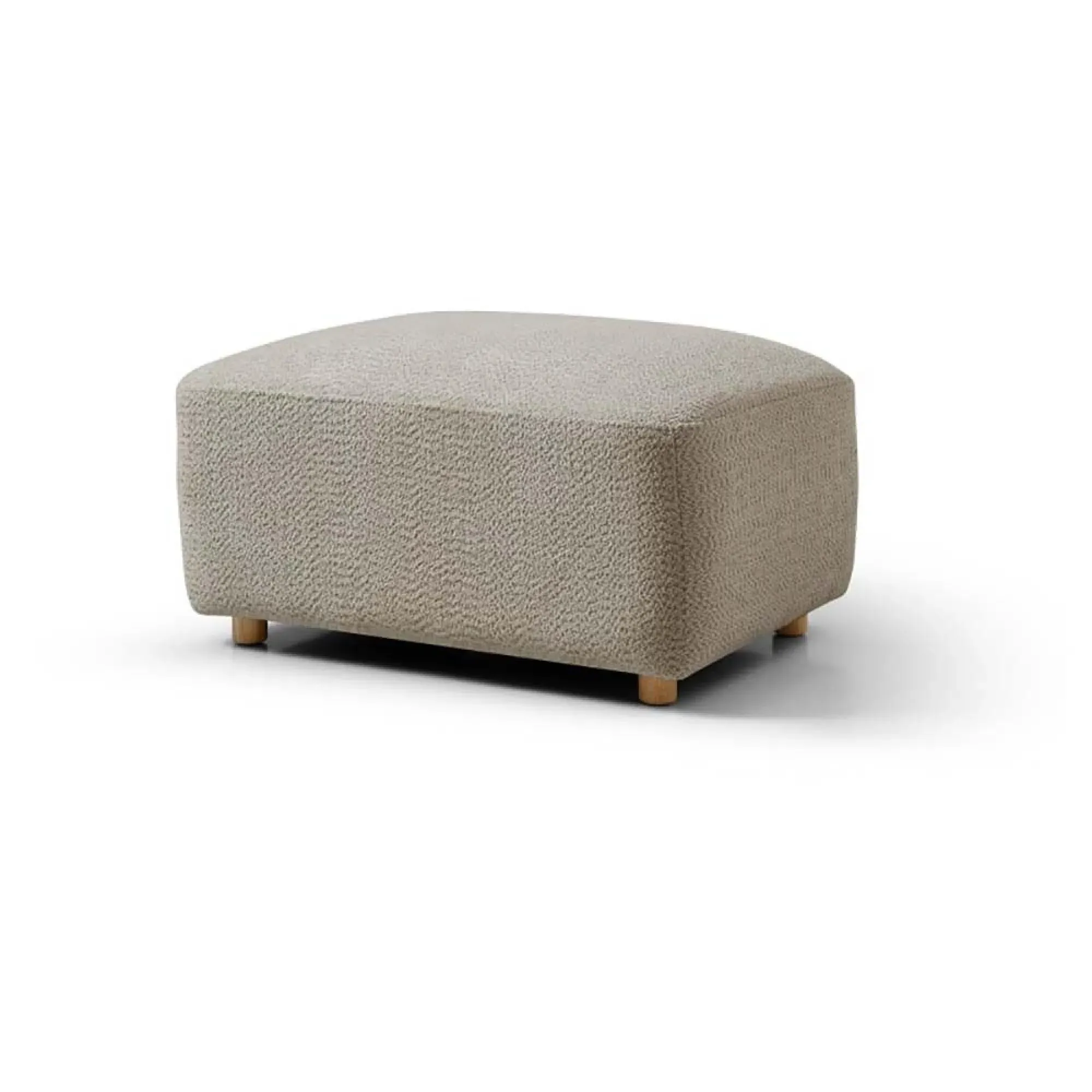 Como 3-Seater Modular Sofa - Taupe, Boucle