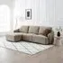 Como 3-Seater Modular Sofa - Taupe, Boucle
