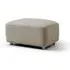 Como Footstool - Taupe, Boucle Fabric