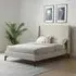 Denver Upholstered Bed - Natural Stone, Fabric