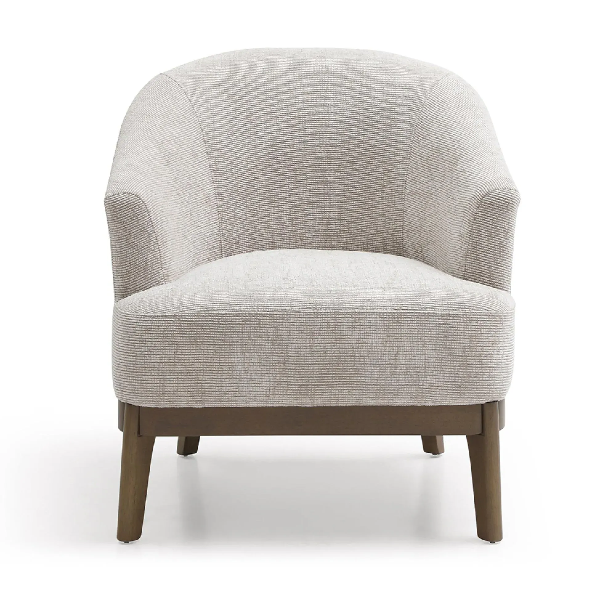 Ella Leto Woven Chenille Tub Chair - Natural