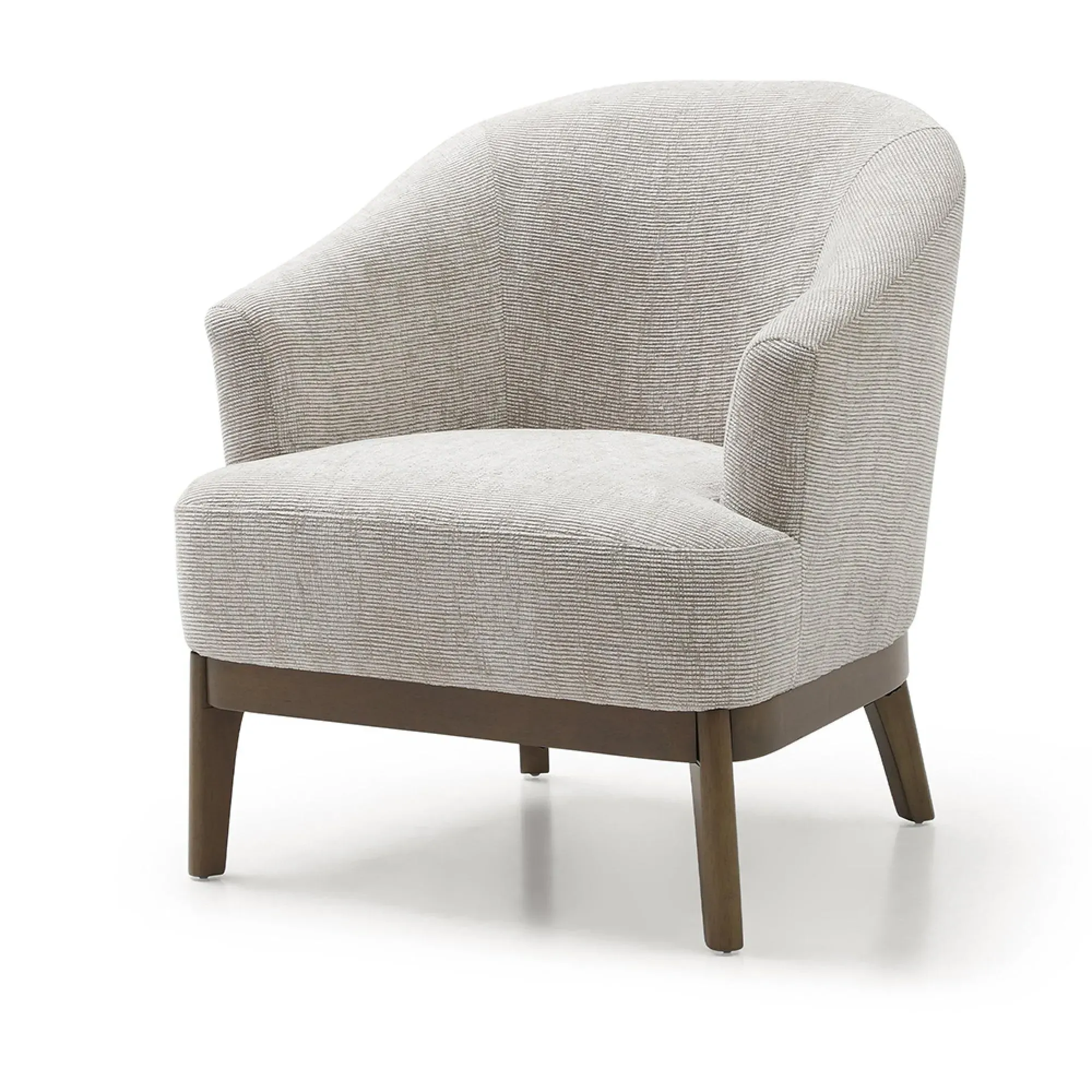 Ella Leto Woven Chenille Tub Chair - Natural