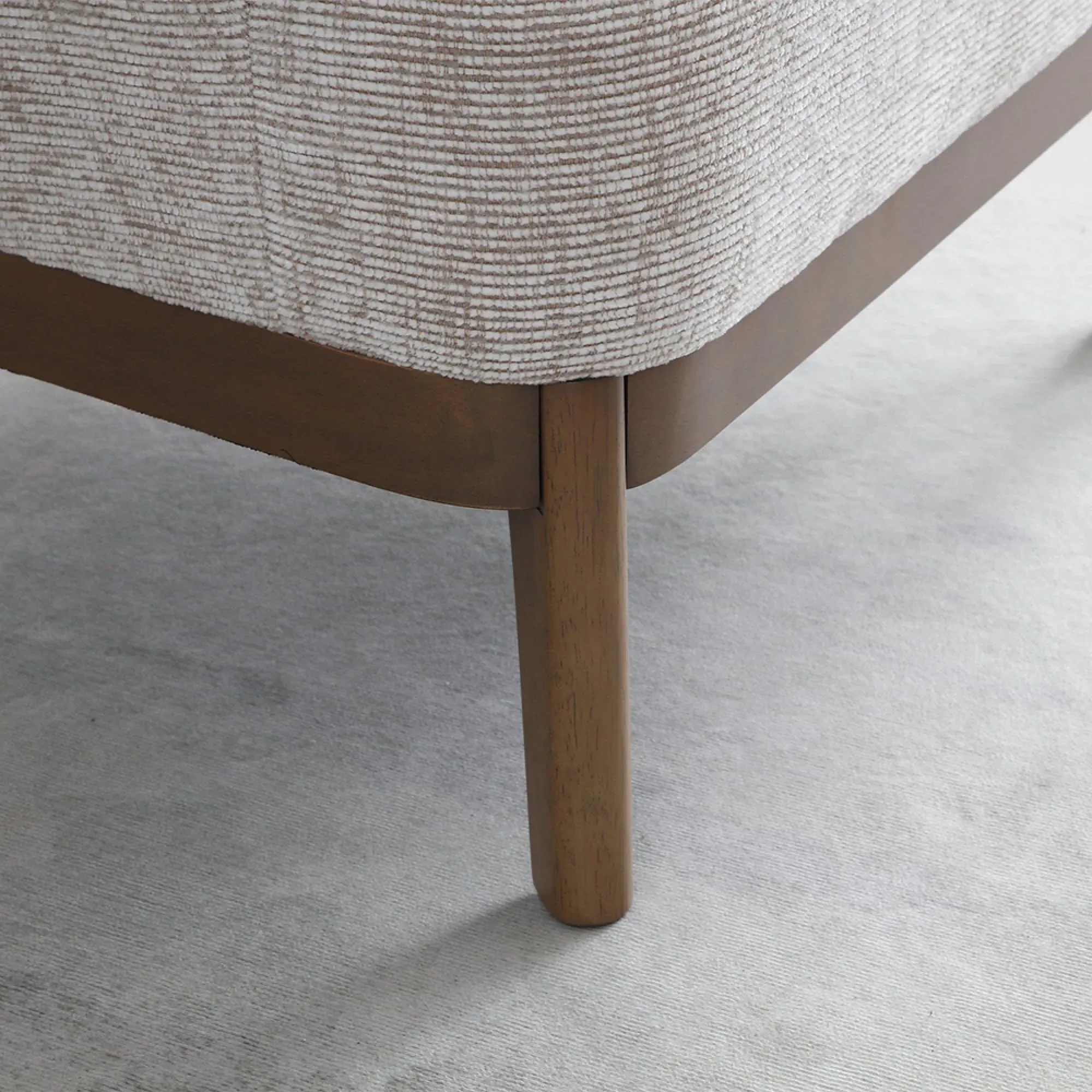 Ella Leto Woven Chenille Tub Chair - Natural