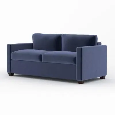 Elliot 2-Seater Sofa Bed - Midnight Blue, Fabric