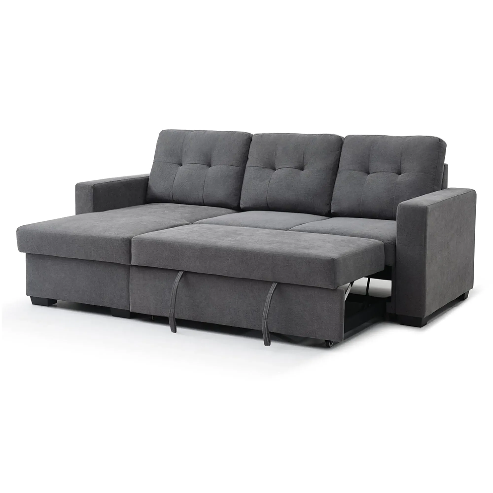 Hampton Corner Sofa Bed - Grey
