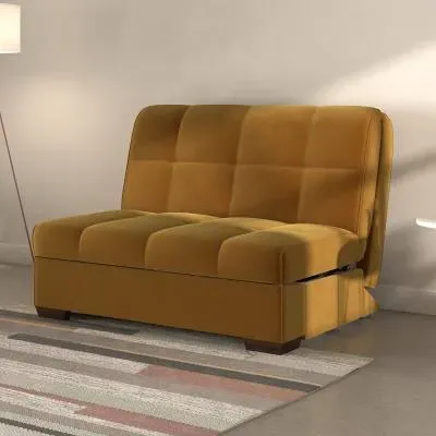Harper Sunningdale 2-Seater Sofa Bed with Pull Out - Saffron