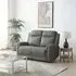 Henley 2-Seater Electric Recliner Sofa - Grey, Leather