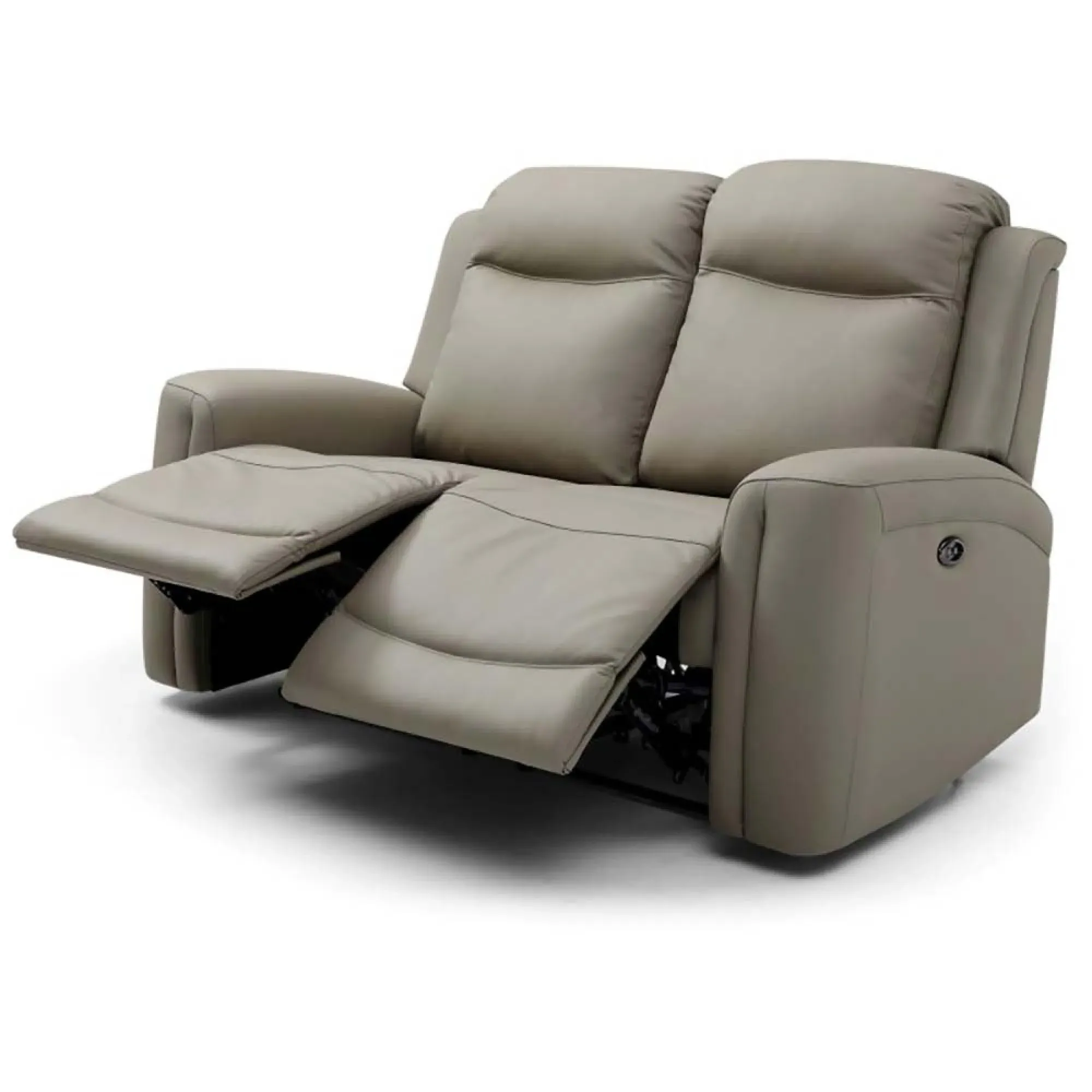 Henley 2-Seater Electric Recliner Sofa - Taupe, Leather