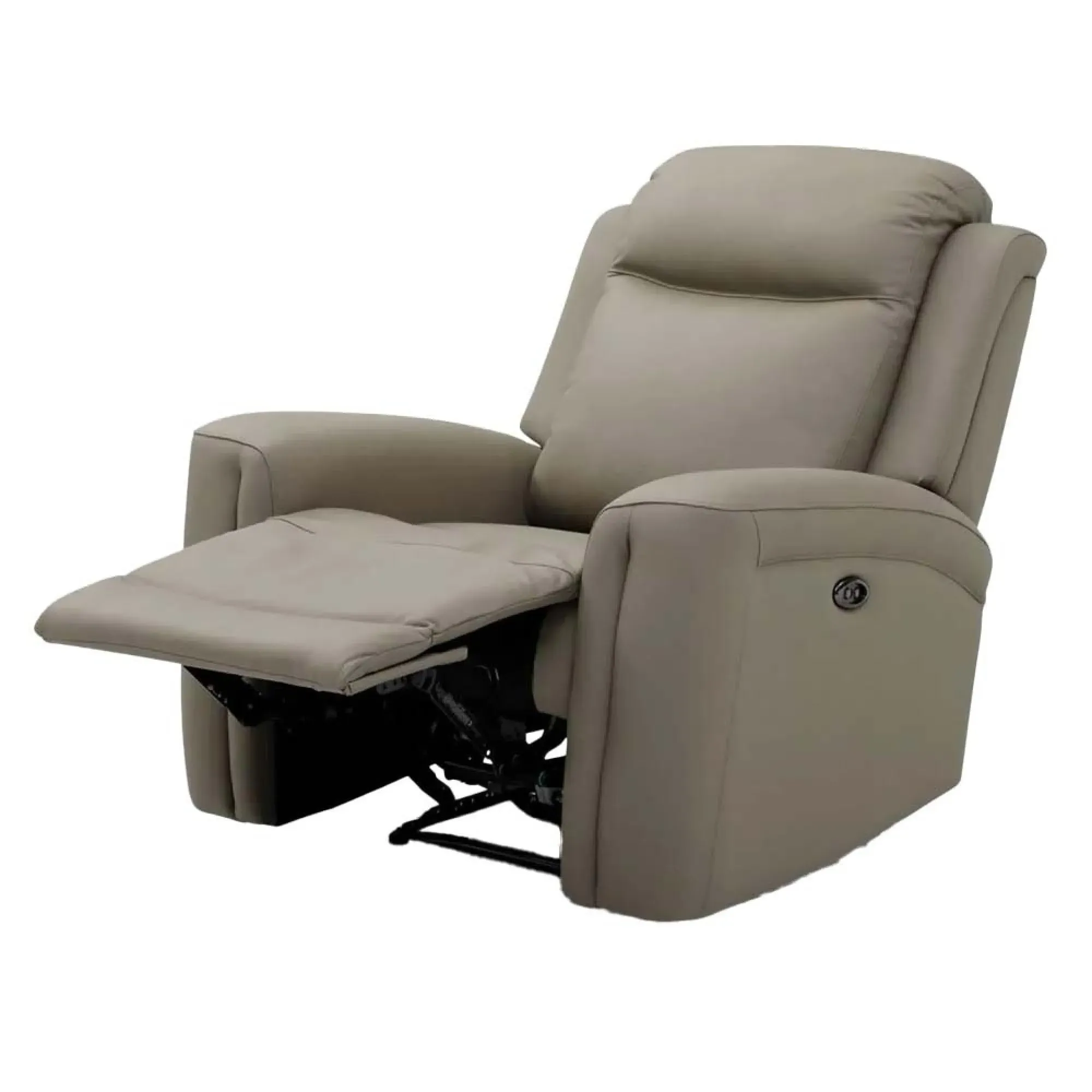 Henley Electric Recliner Armchair - Taupe, Leather