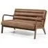 Inca Achilles 2-Seater Sofa - Brown, Faux Leather