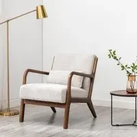 Inca Leto Armchair - Natural, Chenille