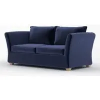 Kendle 2-Seater Sofa Bed - Midnight Blue, Fabric