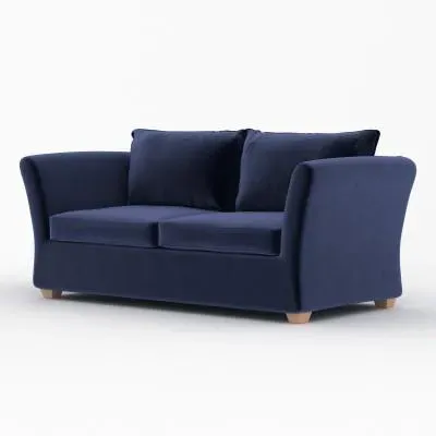 Kendle 2-Seater Sofa Bed - Midnight Blue, Fabric